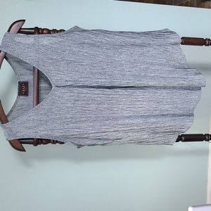 Amanda 1X sleeveless flowy blouse